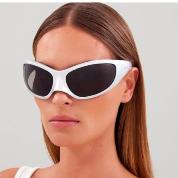 Balenciaga Sunglasses Silver / Grey - BB02525-005 - - Picture 1 of 14